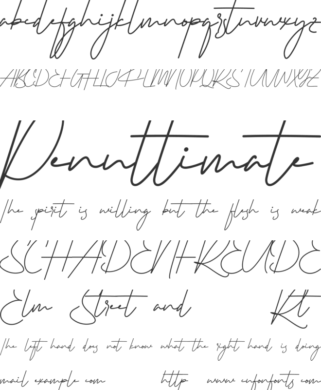 Rutinitas Demo font preview
