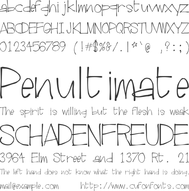 Duxbury Beach font preview