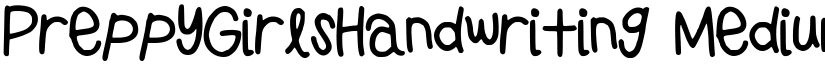 PreppyGirlsHandwriting font download