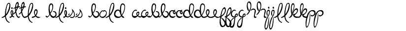 Little Bliss Bold font