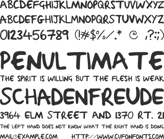 Sacha_Sharpie_2 font preview
