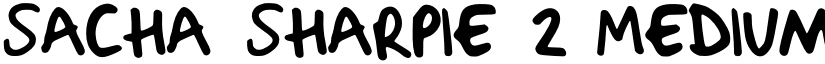 Sacha_Sharpie_2 font download