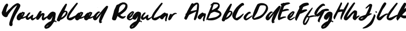 Youngblood font download