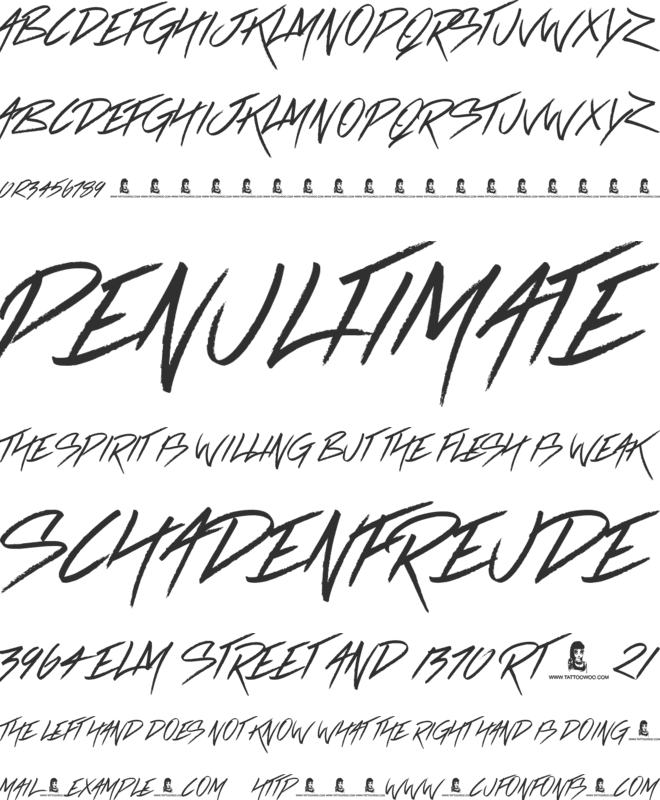 Friday Lovers font preview