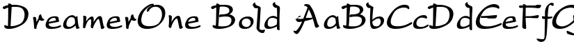 DreamerOne Bold font