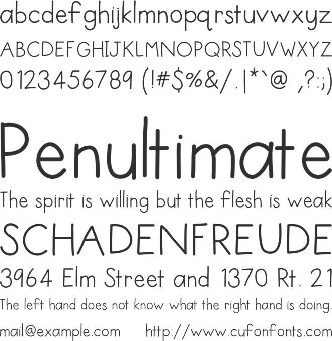 HelloIHeart1 font preview