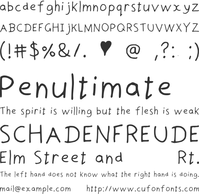 Doodle_Head font preview