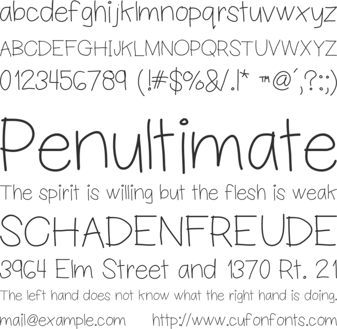 HelloPicasso font preview