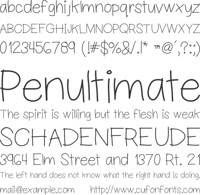 HelloPicasso font preview