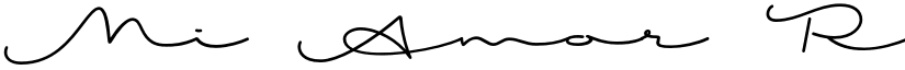 Mi Amor Regular font