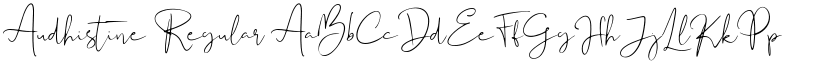 Audhistine font download