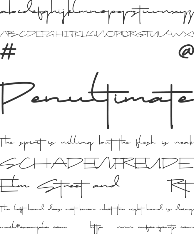 Drop Stay font preview