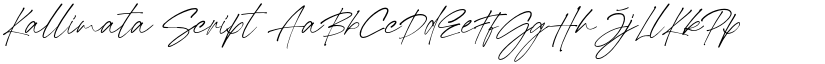 Kallimata Script font
