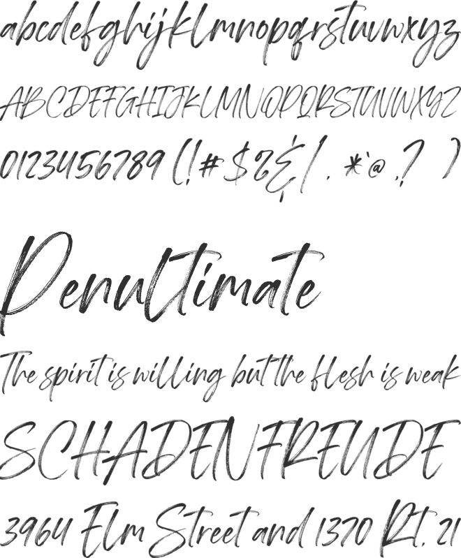 Springfield Demo font preview