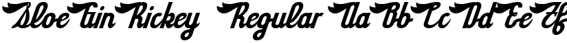 SloeGinRickey-Regular font
