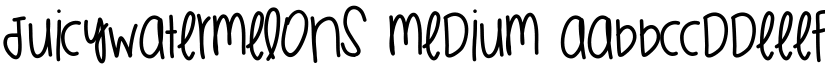 JuicyWatermelons font download