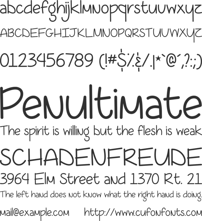 Coffee At Midnight Demo font preview