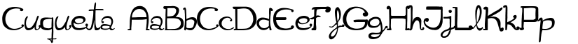 Cuqueta font