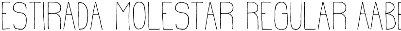 Estirada Molestar font download