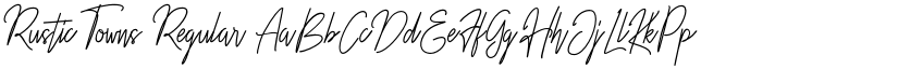 Rustic Towns Regular font