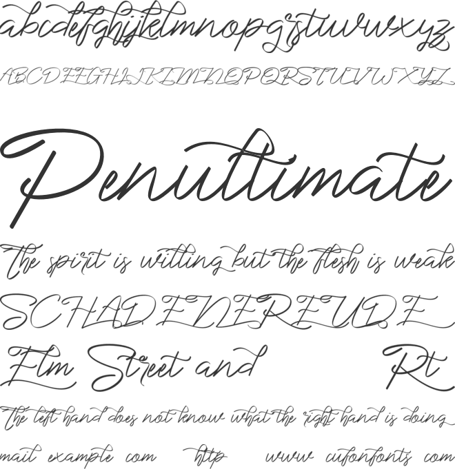 marikita font preview