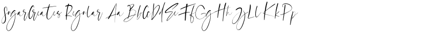 SugarCreates Regular font