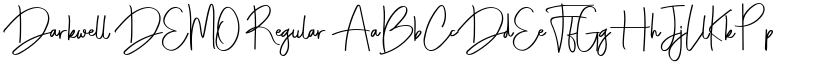 Darkwell DEMO Regular font