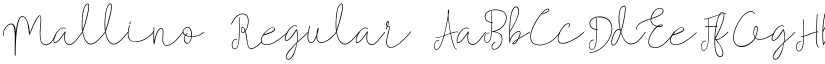Mallino font download