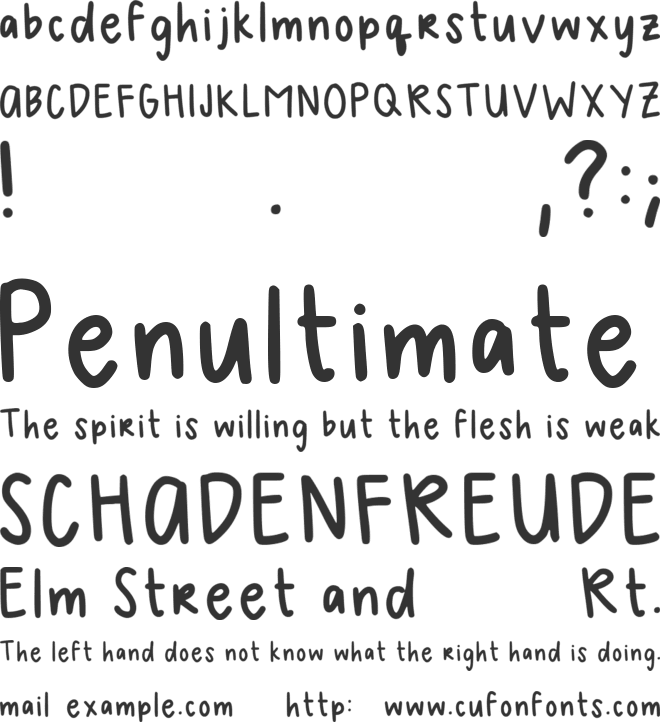 Mel Handwriting 2 font preview