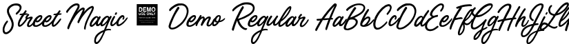Street Magic - Demo Regular font
