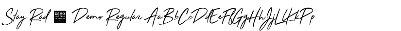 Stay Rad - Demo font download
