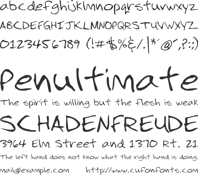 3Dumb & 2Dumb font preview