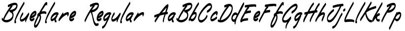 Blueflare Regular font