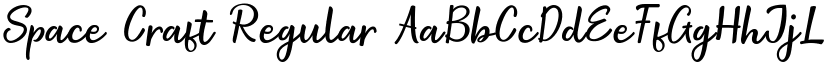 Space Craft Regular font