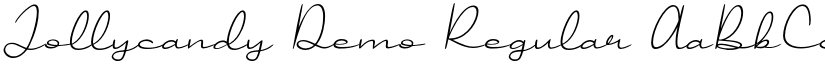 Jollycandy Demo Regular font