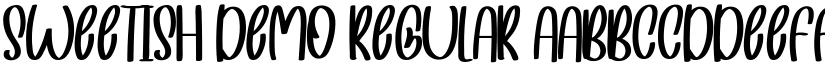 Sweetish Demo Regular font
