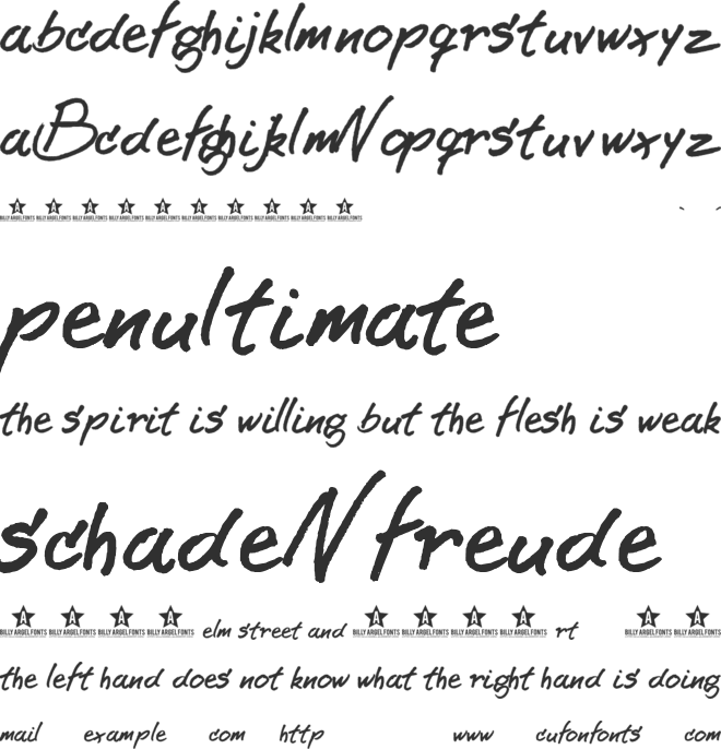 BEER NOTE font preview