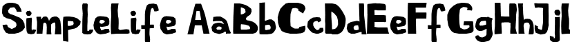 Simple Life font download