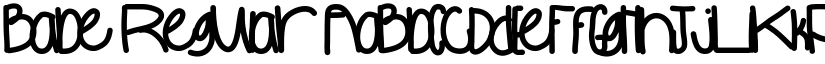 Babe Regular font