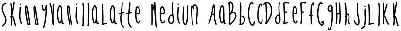 SkinnyVanillaLatte font download