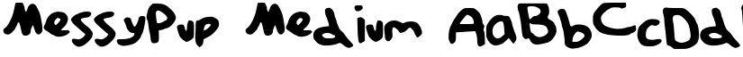 MessyPup font download