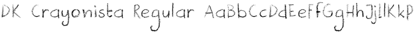 DK Crayonista Regular font