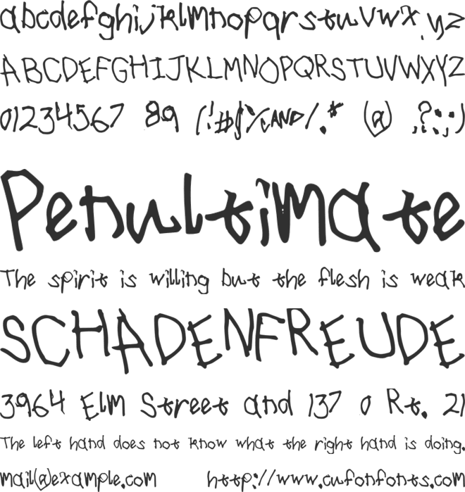 Idrawedthis font preview