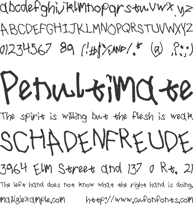 Idrawedthis font preview