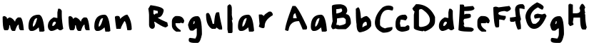 madman Regular font