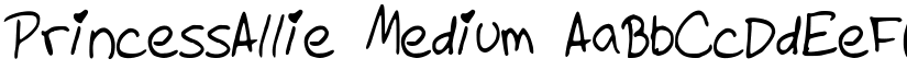 PrincessAllie font download