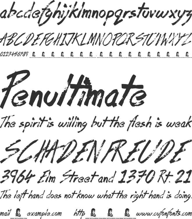 Coffee House font preview