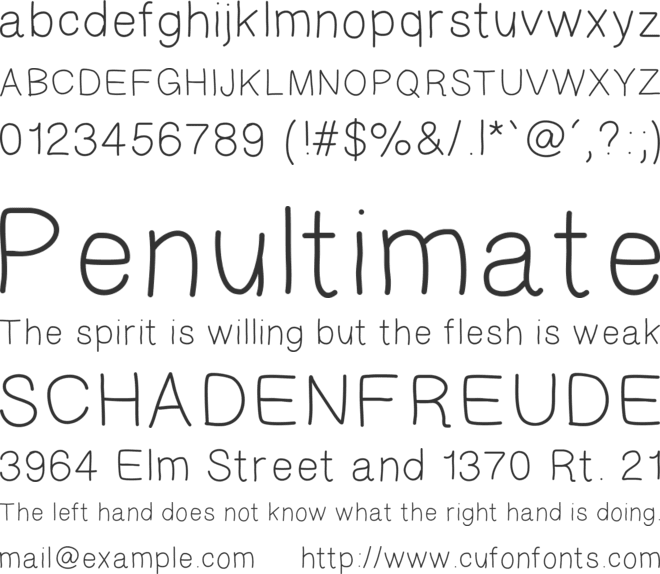 MoreLetters font preview