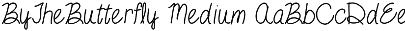ByTheButterfly font download