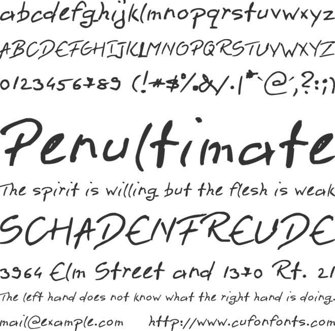 pen 2 font preview